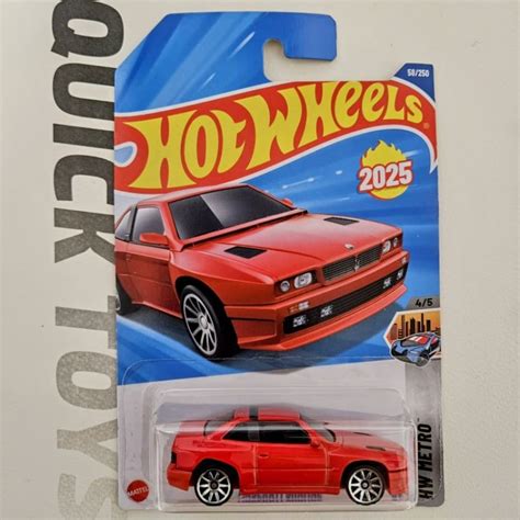 玩具快克 Hot wheels 風火輪 普卡 2025 C箱 瑪莎拉蒂 跑車 MASERATI SHAMAL 蝦皮購物