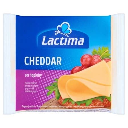 Lactima Ser Topiony W Plasterkach Cheddar 130 G 8 X 16 25 G 15