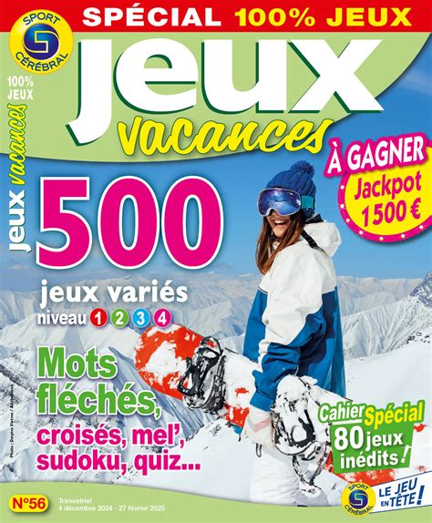 Sport Cérébral Jeux Vacances Spécial 100 Jeux Multijeux