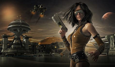 Wallpaper X Px Armor Art Babes Cyberpunk Fantasy Females Girl Katana Punk Hot Sex Picture