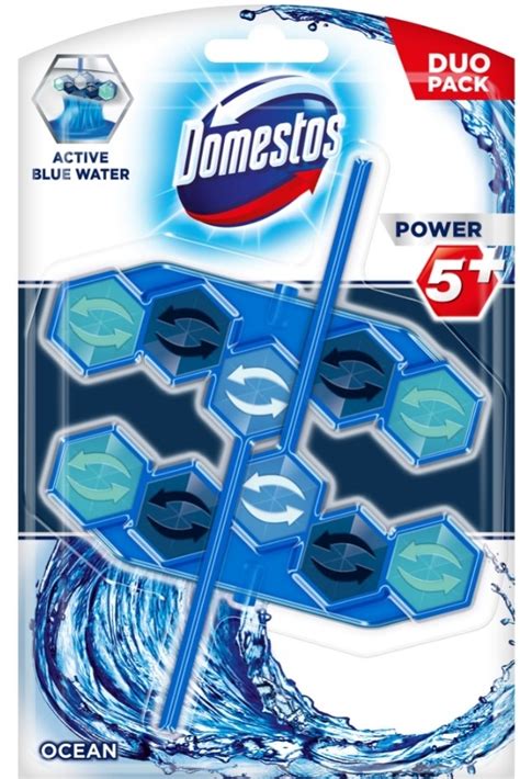 Wc Osveživač Domestos Power 5 Blue Water Ocean 2x53g Cenoteka