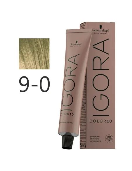 Schwarzkopf Tinte Igora Color Rubio Muy Claro Natural