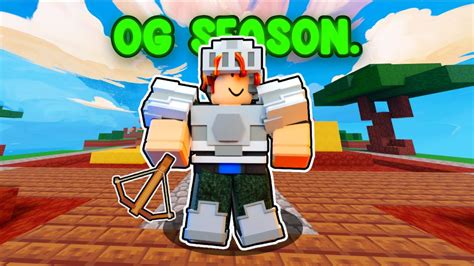 I Went Back To Og Bedwars Roblox Bedwars Youtube