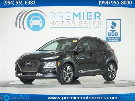 Used 2018 Hyundai Kona Ultimate For Sale In Fort Lauderdale FL 33069