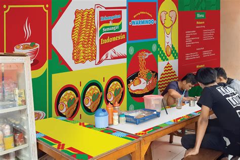 Warung Makan Indomie Warmindo Rebranding Behance