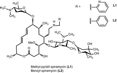 Chemical structure of obtained Spiramycin derivatives | Download ...