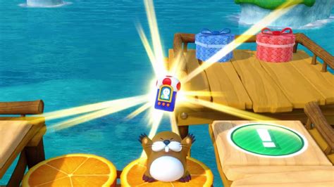 Super Mario Party Shy Guy Peach Vs Monty Mole Bowser Jr Turn