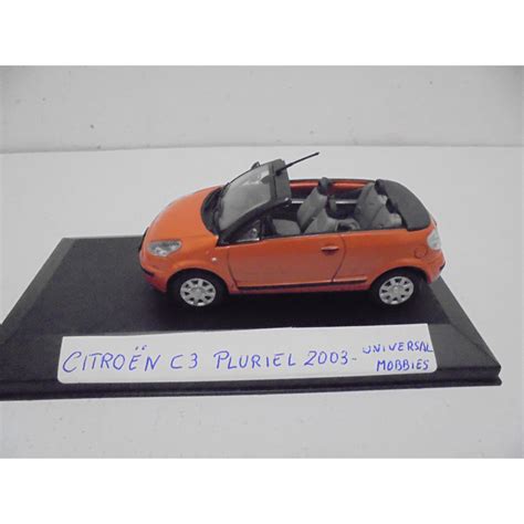 CITROEN C3 2003 PLURIEL ORANGE 1 43 ATLAS UH CAJA NO ORIGINAL DEFECT NO