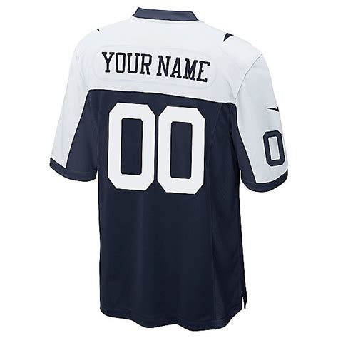 Dallas Cowboys Custom Nike Game Replica Throwback Jersey 3XL-4XL ...