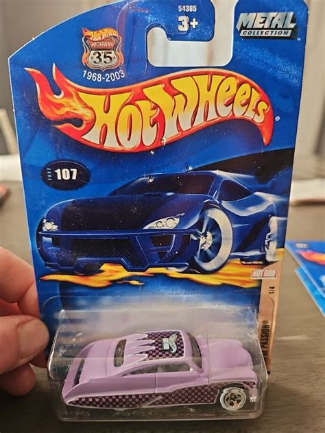 Hot Wheels Purple Passion Hot Rod Collector 107 1 Of 4 2002 35th