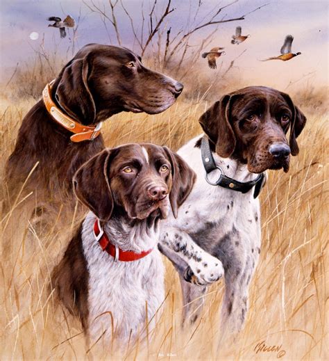 Hunting Dog Painting