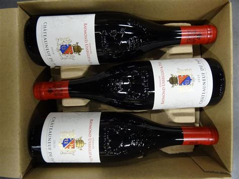 6 Châteauneuf du Pape Domaine Raymond Usseglio rouge 2020 Hôtel des