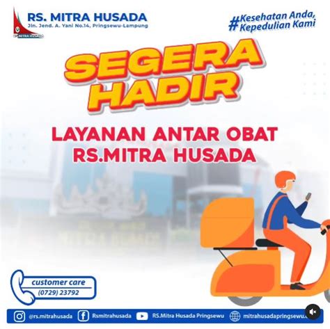 Segera Hadir Layanan Antar Obat RS Mitra Husada Pringsewu