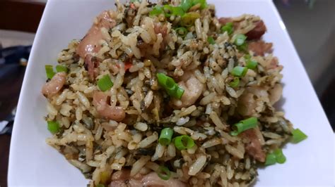 Callaloo Rice With Pigtail Traditional Grenadian And West Indian Cuisine