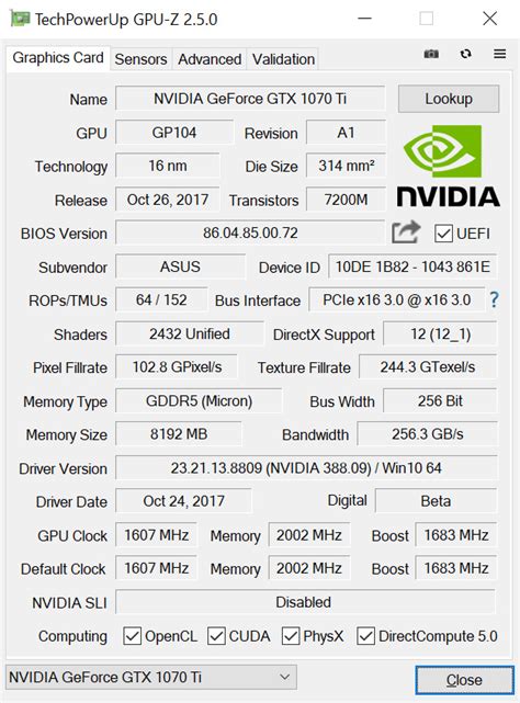 Asus Gtx 1070 Ti Rog Strix Review Kitguru