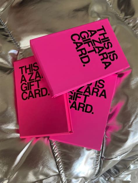 Zara Gift Card Pink Bershka Vanidades