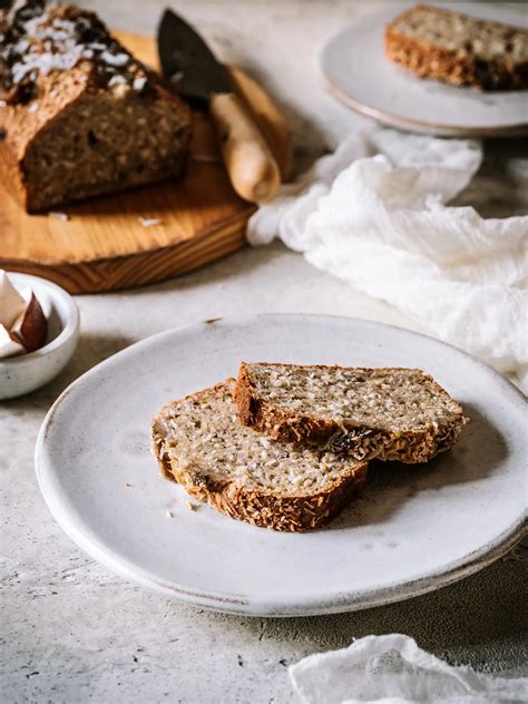 Gesundes Bananenbrot Mit Kokos Glutenfrei Vegan