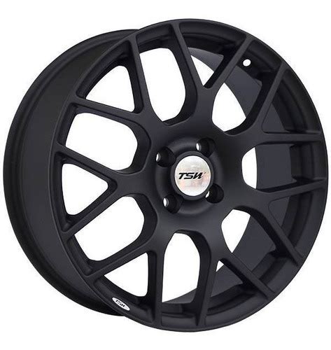 Jogo De Rodas Tsw Nurburgring Aro 18 4x108 Preto Fosco MercadoLivre