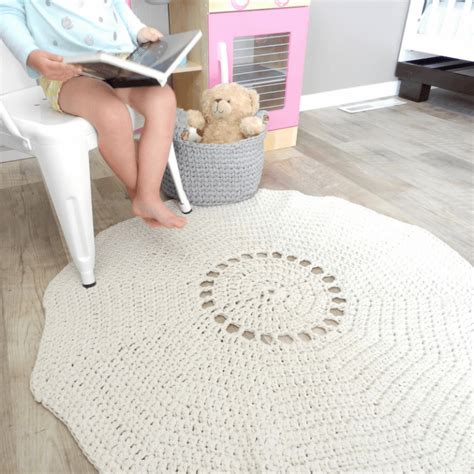 Crochet Doily Rug Patterns Free Alldaycrochet