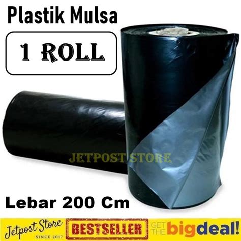 Jual Plastik Mulsa 1 Roll Lebar 200 Meter Cm Tebal 0 08 Mm Di Lapak