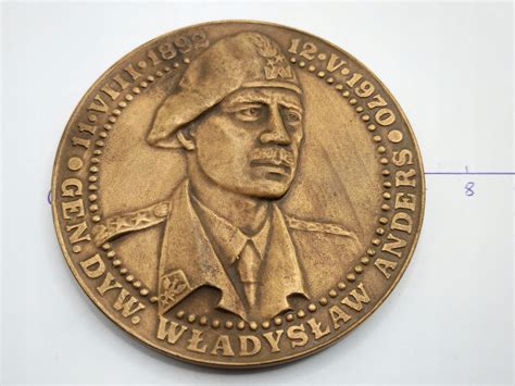 Medal Gen W Adys Aw Anders Monte Cassino Nr Allegro Pl