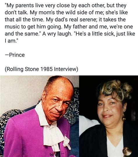 Prince speak about his parents. Prince Stories, Purple Legend, The ...