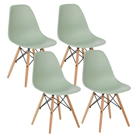 WeHome Sillas De Comedor Ester Juego De 4 Sillas Verdes Leroy Merlin