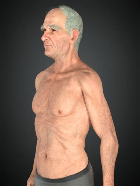 Realistic Rigged Old Man Mason Character 3D Model 3D Model TurboSquid