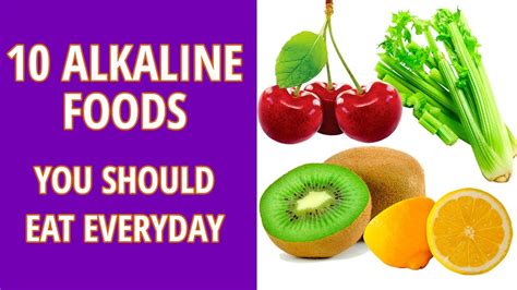 10 Alkaline Foods To Eat Everyday Best List Youtube