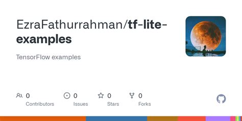 GitHub - EzraFathurrahman/tf-lite-examples: TensorFlow examples