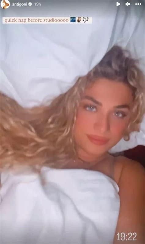 Love Islands Antigoni Parades Washboard Figure In Skimpy Bikini On Greece Trip Big World Tale