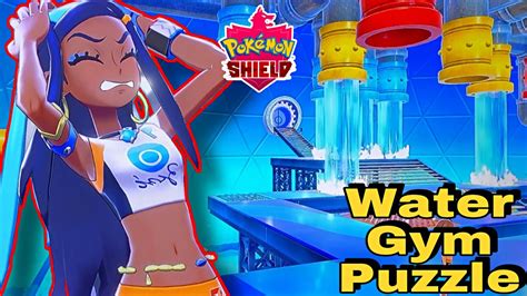 Pokemon Shield Water Gym Puzzle Water Maze Second Gym Leader Nessa