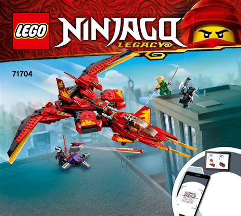 Manual Lego Set Ninjago Kai Fighter