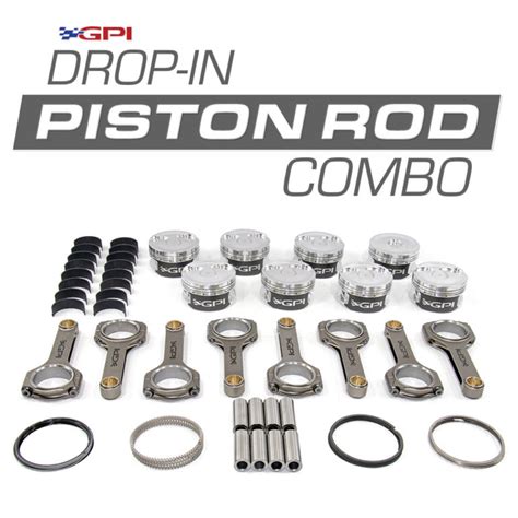 Gpi Complete Gen 5 Lt1 Lt2 L86 Drop In Piston Connecting Rod Package 2014 Corvette