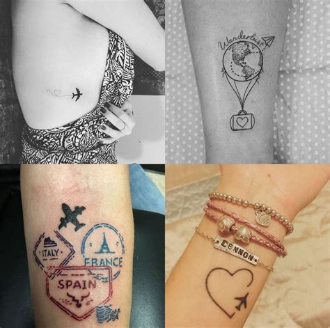 Ideias De Tatuagens Para Quem Ama Viajar Garotas Como Voc