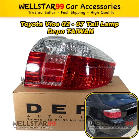 DEPO Taiwan Toyota Vios 2002 To 2007 NCP42 1st Gen Tail Lamp Lampu