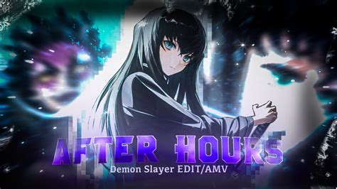 After Hours Muichiro Tanjiro Ft Style Edit Amv Free Project