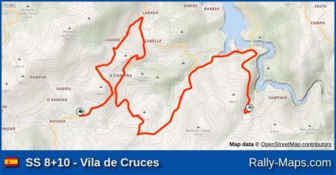 Ss Vila De Cruces Stage Map Rali Do Cocido Cera