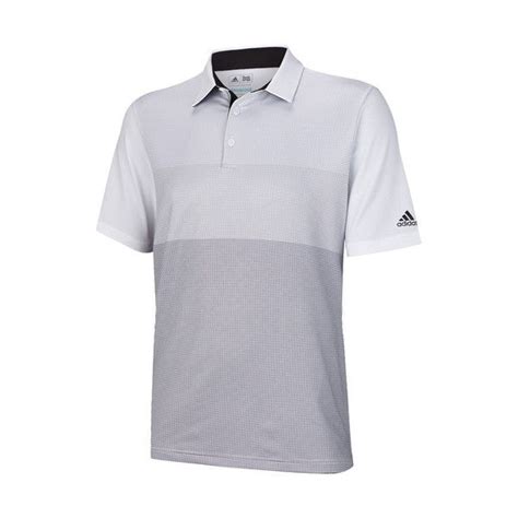 Adidas Climacool Energy Birdseye Gradient Print Polo Golf Shirts