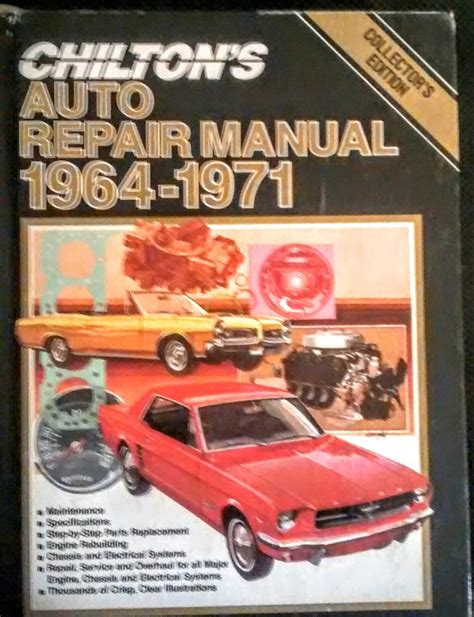 Chilton S Auto Repair Manual Collector S Edition