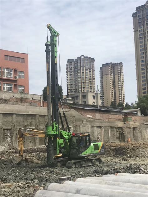 Tysim Kr90A 1200mm Construction Crawler Hydraulic Piling Rig Pile