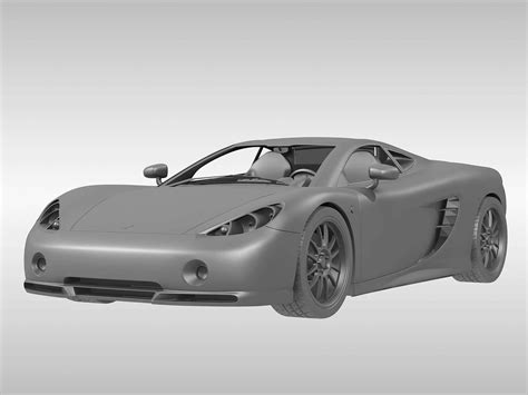 Ascari KZ1 - 3D Model by Swan3DStudios