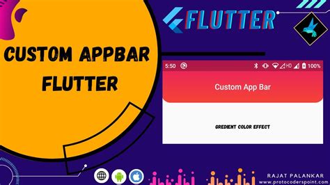 Flutter Custom AppBar Flutter Tutorial For Beginner YouTube