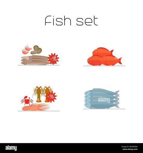 Fish Market Stock Vector Images Alamy