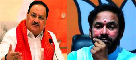 Telangana Bjps Internal Turmoil Nadda Summons Kishan Red