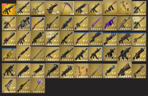 Create A All Fortnite Mythic Weapons Updated 11 7 23 Tier List