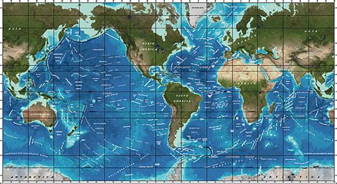 Map Of The Entire World - Draw A Topographic Map