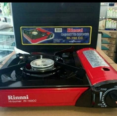 Jual KOMPOR GAS PORTABLE RINNAI TIPE 150CC PLUS TABUNG GAS KALENG 1 PCS