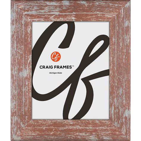 Craig Frames American Barn 16x24 Inch Picture Frame Faux Red Barnwood