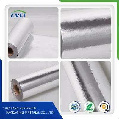 High Barrier Reinforced Aluminium Foil With PE Fabric Alu Foil Film